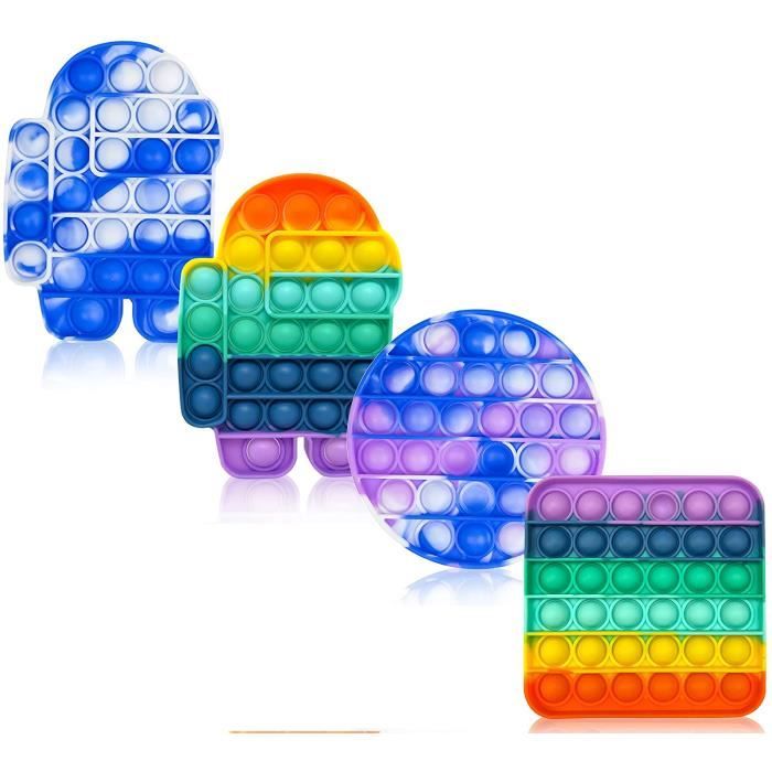 Learning Resources – 4 Cubes Sensoriels Apaisants – Mousse, Toupie, Labyrinthe, Perles – Anti-stress Pour Enfants Dès 3 Ans – Avec Plateau