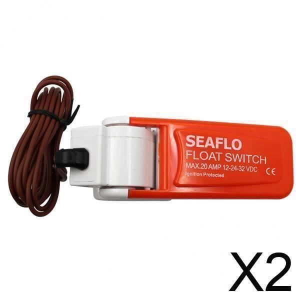 Interrupteur à Flotteur Automatique Pompe De Cale 12-32V - Pour Bateau, Yacht, Caravane, Démarrage/arrêt Auto
