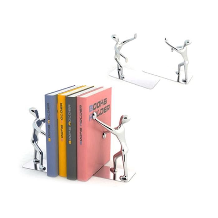 Serre Livres Design Shadow X2 Pour Bibliotheque Achat Vente Serre Livres Cdiscount