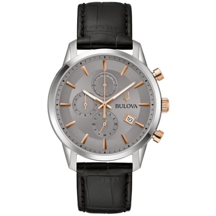 Montre Femme Bulova 96M165 - Mouvement à Quartz, Boîtier Et Bracelet Acier Inoxydable Argenté, Neuve Avec étiquettes Et Garantie 3 Ans