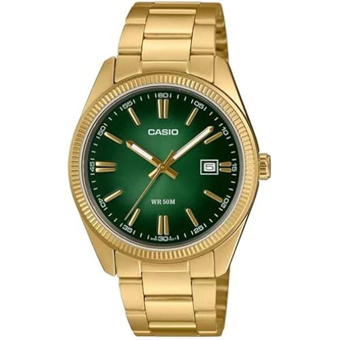Montre - CASIO - MTP-1302PGC-3AVEF - Analogique - Acier doré - Étanchéité 3 ATM