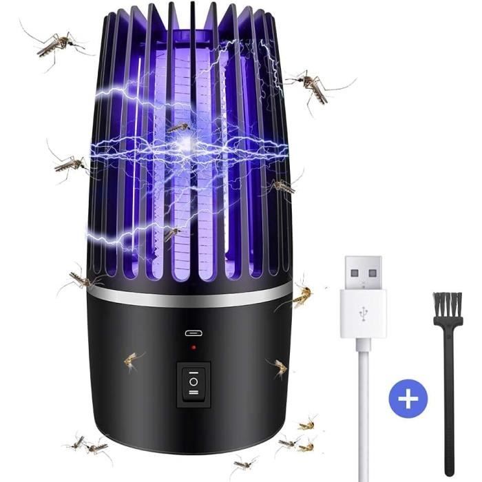 Lampe Anti-Moustiques UV 20W - Tueur D'Insectes Électrique Pour Intérieur, Couverture 50-80 M², Silencieux Et Sécurisé