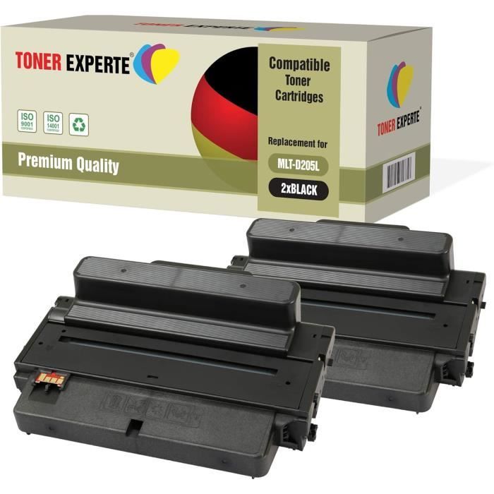 Pack 2 Cartouches Toner TN-325BK Compatibles Brother - Noir, 4000 Pages - Pour Imprimantes HL, DCP, MFC - 9