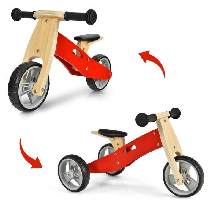 Draisienne en bois 3 roues deals