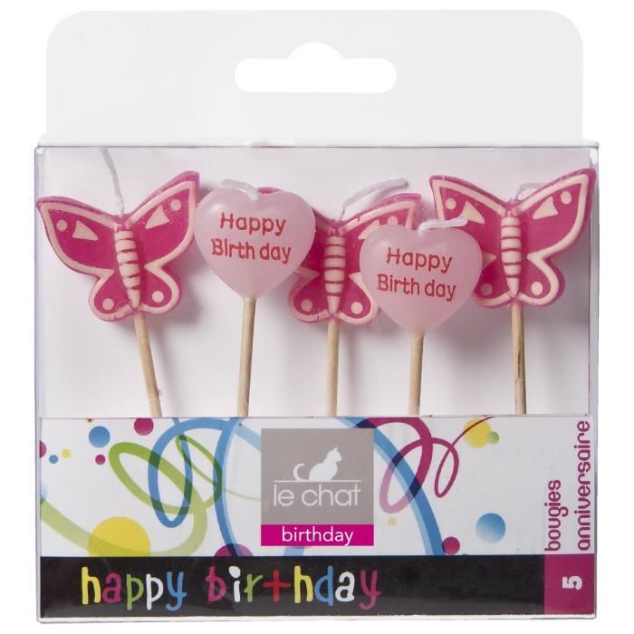 Le Chat Lot De 5 Bougies D Anniversaire Sur Pic Papillons Et Coeurs 10 X 2 2 X H 211 Cm Rose Achat Vente Bougie Anniversaire Soldes Sur Cdiscount Des Le Janvier Cdiscount Le Chat Lot De 5 Bougies D Anniversaire Sur Pic Papillons Et Coeurs 10 X 2 2 X H 211 Cm Rose Achat Vente Bougie Anniversaire Soldes Sur Cdiscount Des Le Janvier Cdiscount