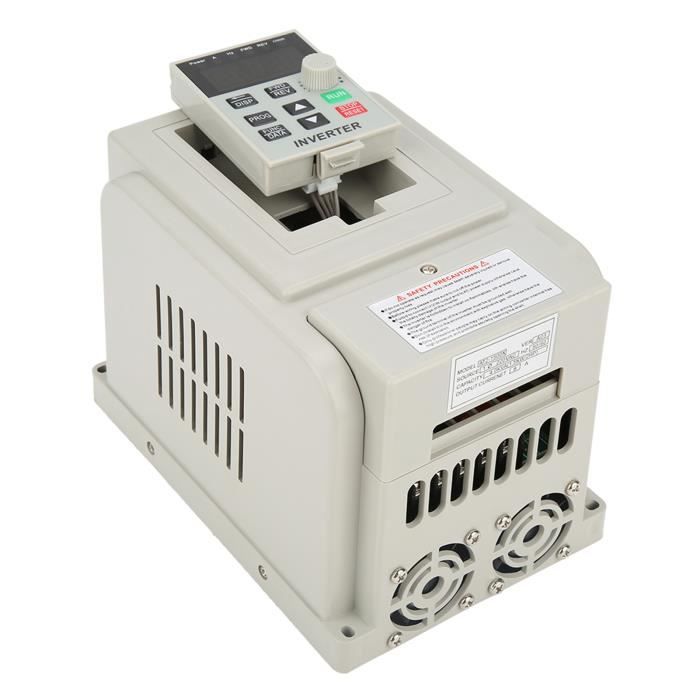 Contrôleur VFD 220V 3KW 4HP Mini - Variateur Fréquence Monophasé Vers Triphasé Pour Moteur Broche