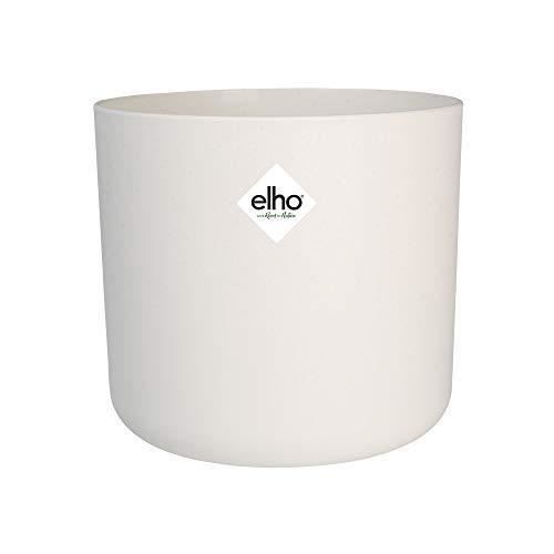 Pot de fleurs - Elho - B.FOR ronde souple 14 - Blanc - Plastique recyclé