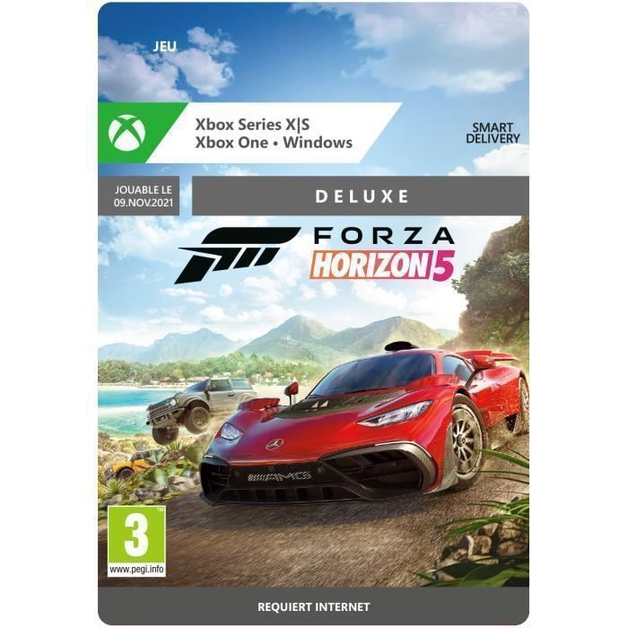Forza Horizon 5 Deluxe Edition Jeu Xbox Series X et Xbox One à télécharger