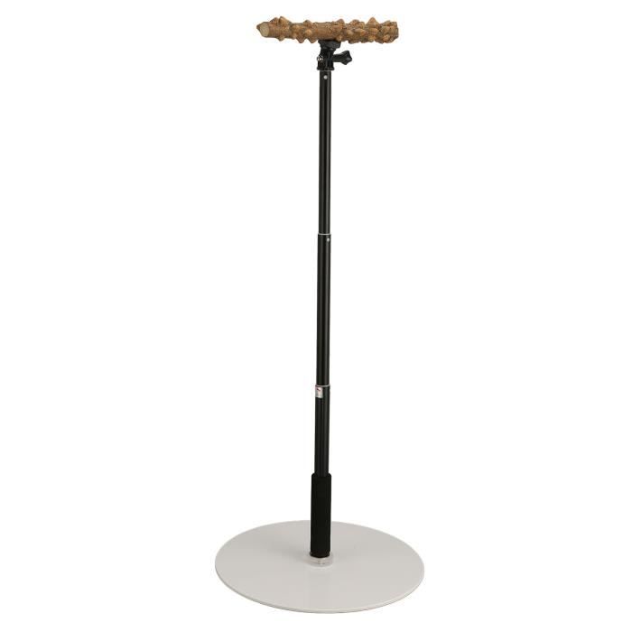 Mât Pour Nichoir & Mangeoire à Oiseaux – Hauteur Réglable Jusqu’à 233 Cm – Base 5 Griffes Métal Antirouille - 6