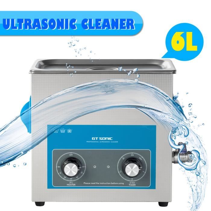 Floureon 6l Nettoyeur A Ultrasons De Bijoux Reservoir Automatique