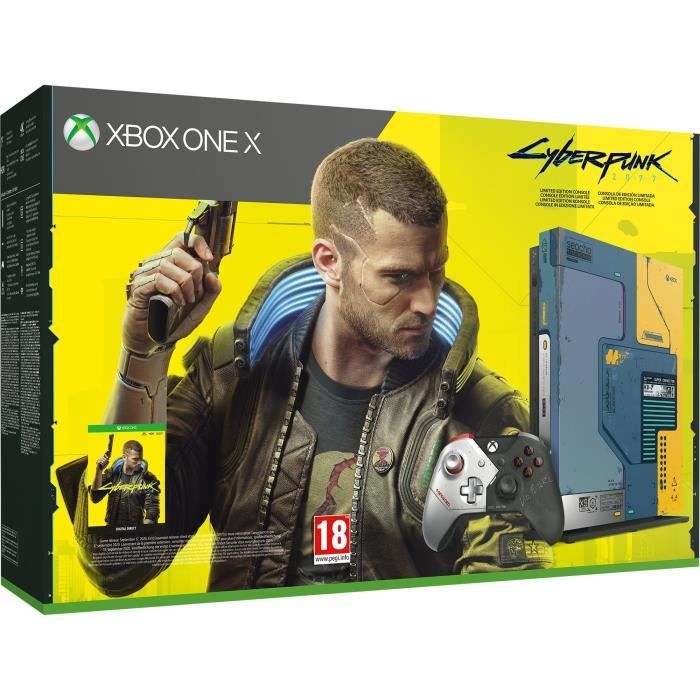 Console Xbox One X Cyberpunk 2077 Limited Edition Bundle - vue 2