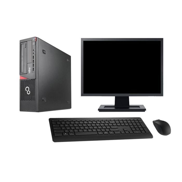 PC Fujitsu E920 DT Ecran 19 Intel G3220 RAM 8Go Disque 500Go Windows 10 Wifi