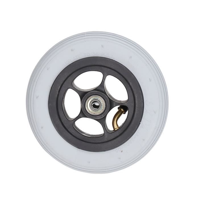 Roue De Remplacement Pour Fauteuil Roulant 6 Pouces En Caoutchouc - Accessoire Neuf, Générique