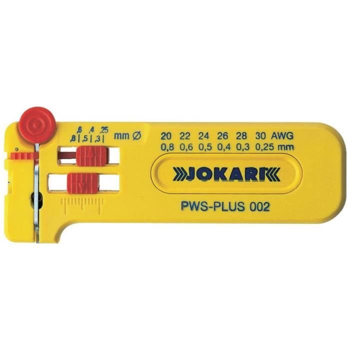 Outil à dénuder de précision - JOKARI - PWS-PLUS 002 - Jaune - De précision - Brucelle