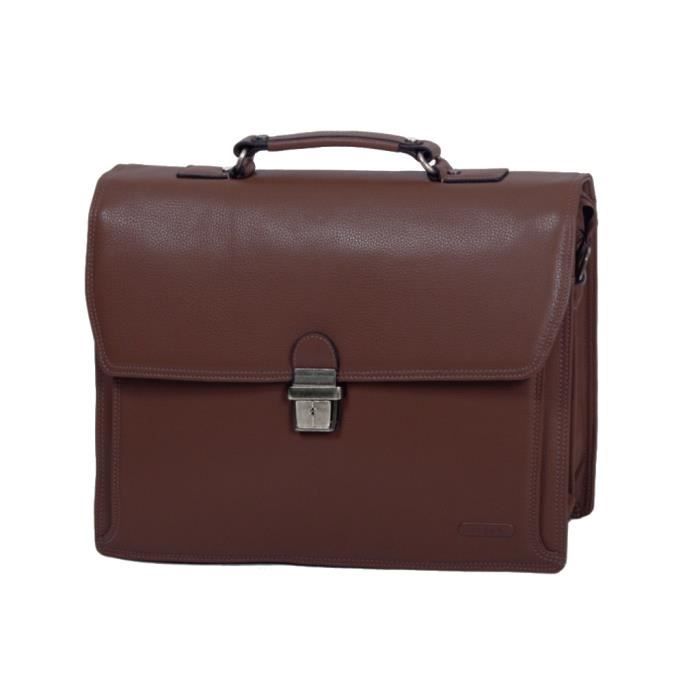 Cartable Katana soufflets Cuir de Vachette grainé K 69329