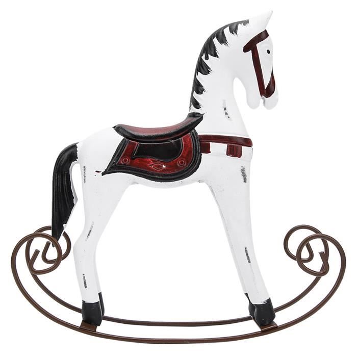 Cheval à bascule fabrication artisanale début année 90 jouet en bois - Jeux & Jouets