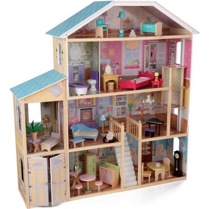 Kidkraft Maison De Poupee Majestic En Bois Achat Vente Maison Poupee Cdiscount
