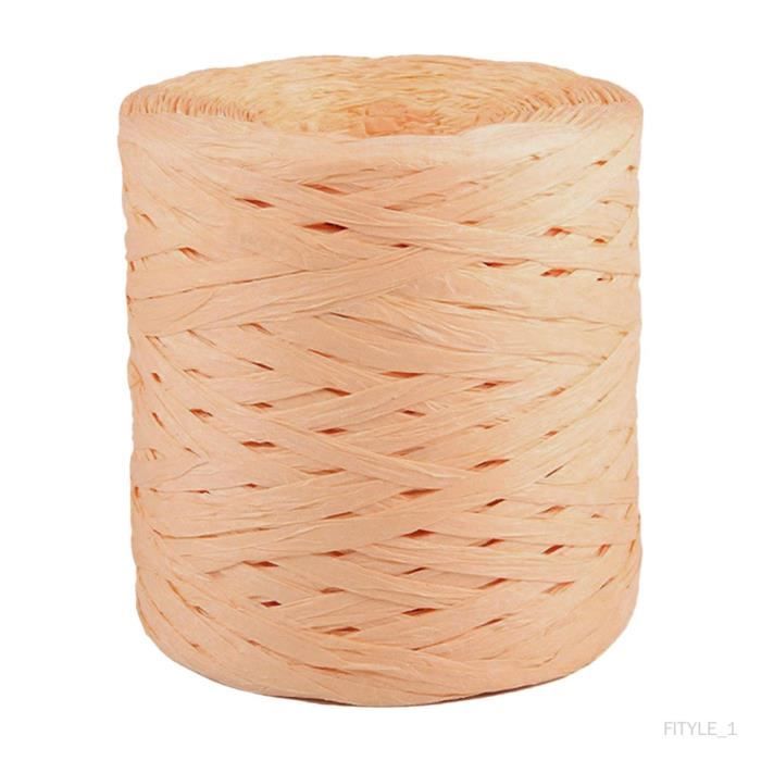 Ruban De Raphia En Papier - 1/4 De Pouce De Large - 218 Yards (200m) - 3 Nuances De Bleu - Pour Emballage Et DIY