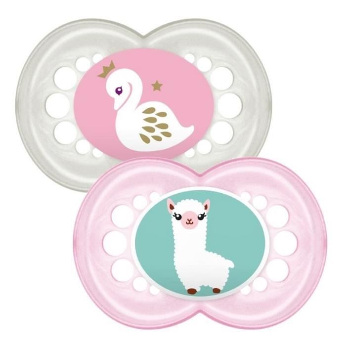 Mam Original Soother Plus De 12 Mois Swan Llama Attache Sucette Boite A Sucette Cdiscount Puericulture Eveil Bebe