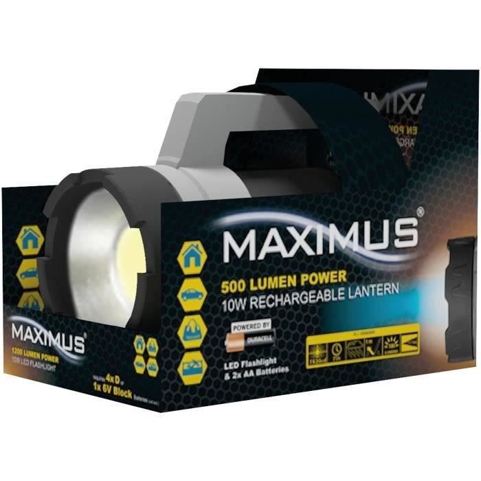 MAXIMUS Lanterne 500lm 5W ipx4 réglable