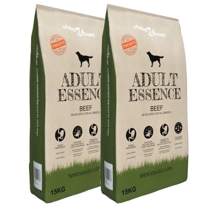 Comparer les prix de Nourriture sèche pour chiens Adult Essence Beef 2 pcs 30 kg LY5170 Mothinessto