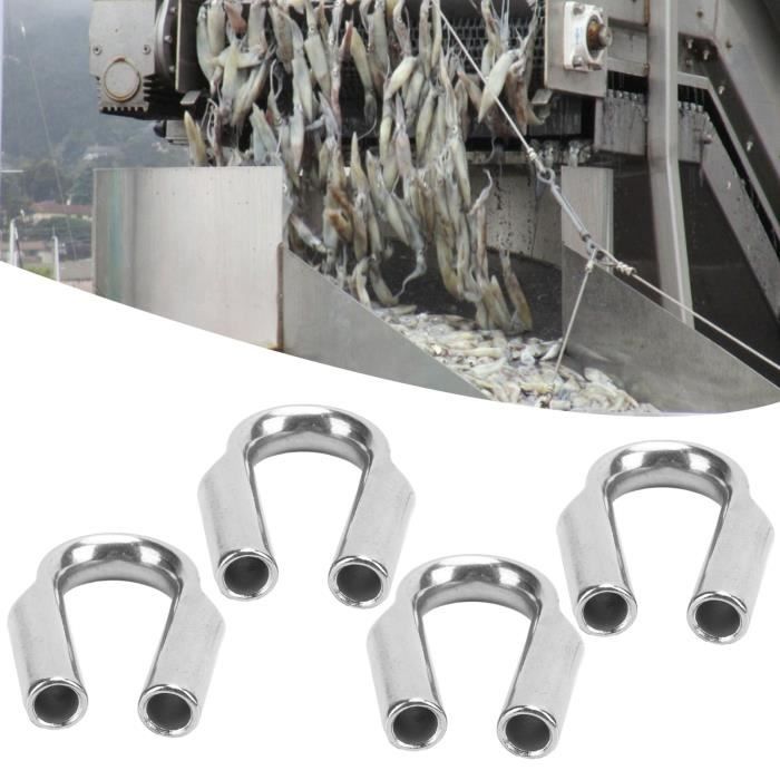 10 Broches D'attelage (R Clip) En Acier Inoxydable 304 - 3mm X 50mm - Marque Uxcell, Neuves