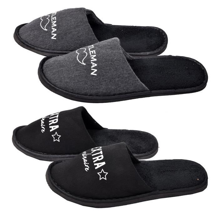 La baie deals pantoufles homme