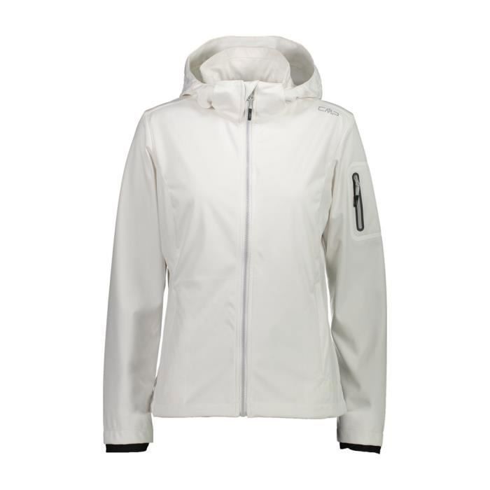 CMP Veste softshell pour femme. 48 White stone Cdiscount Sport
