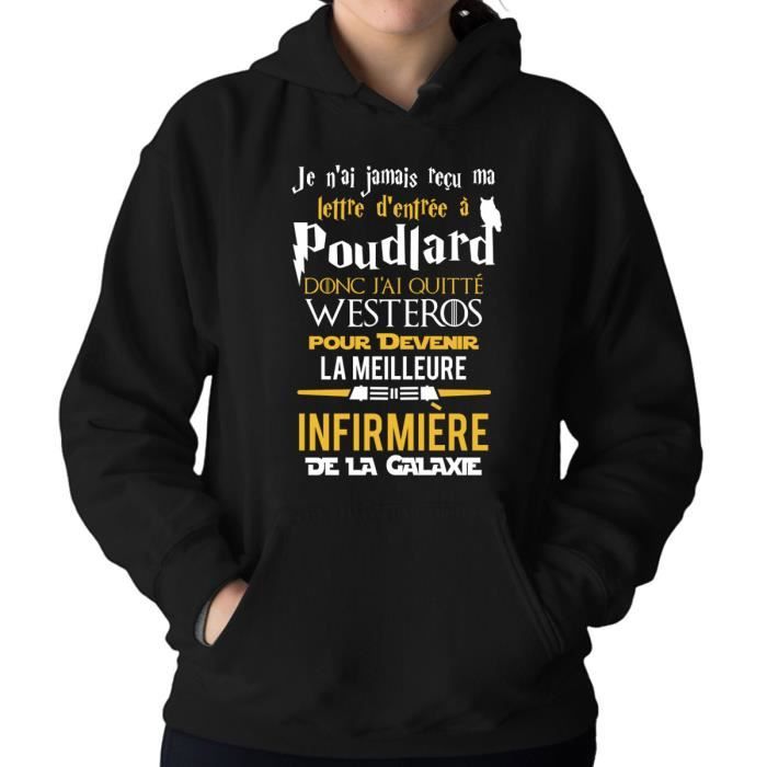 Infirmi re La Meilleure de la Galaxie Sweat Capuche Femme