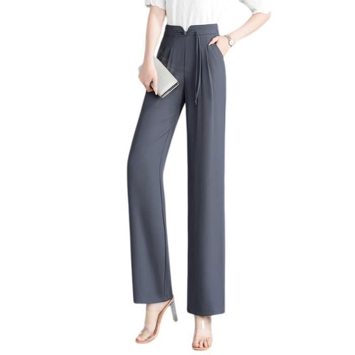 TOFOTL Pantalon Femme Lin Coton Tailleurs- Mode Survetement
