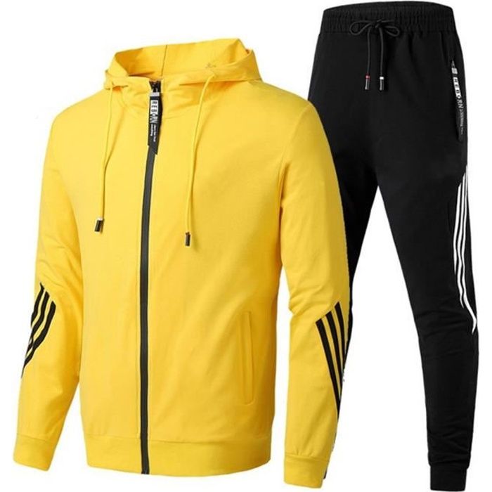 Ensemble jaune homme deals