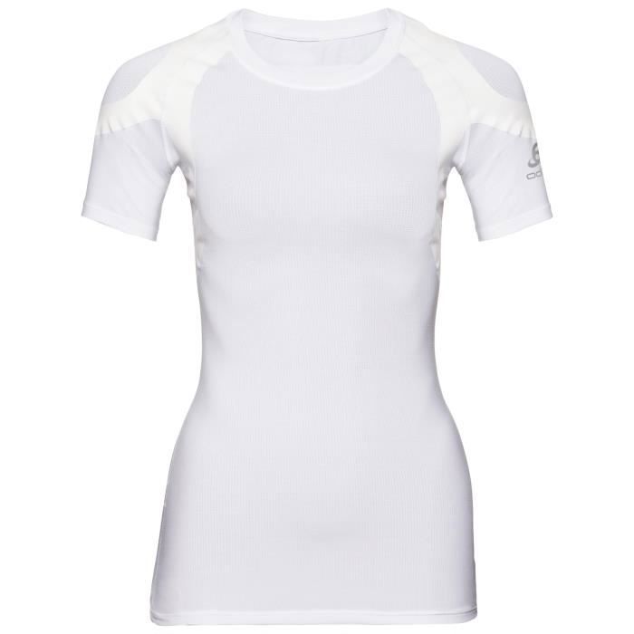 T-shirt femme Odlo Active Spine Light - Blanc - Posture améliorée - Technologie primée