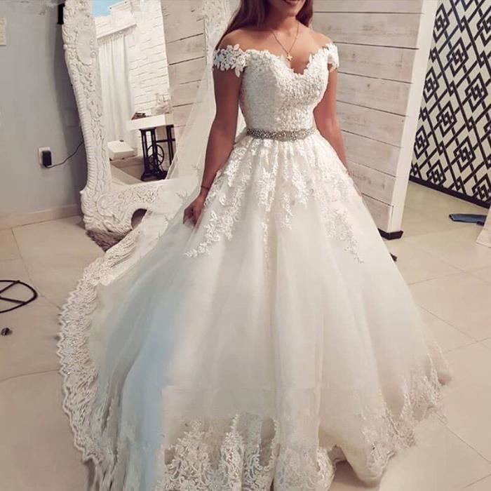 robe de mariée comme mesure toutes tailles blanc ou crème ♥ robe de mariée w040nm ♥