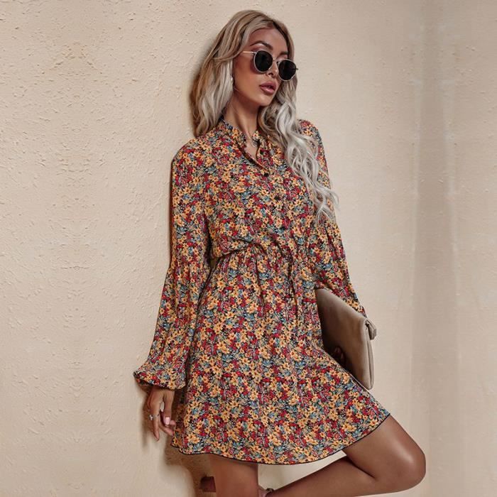 Robe trapeze fleurie top