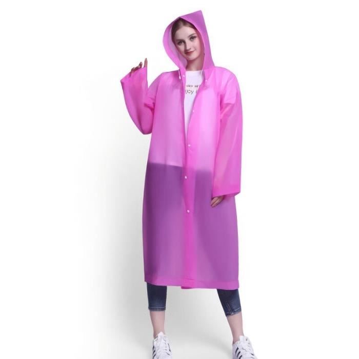 Poncho Long à capuche avec fermeture éclair pour f... – Grandado