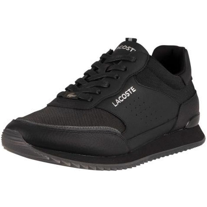 Lacoste hotsell noir basket