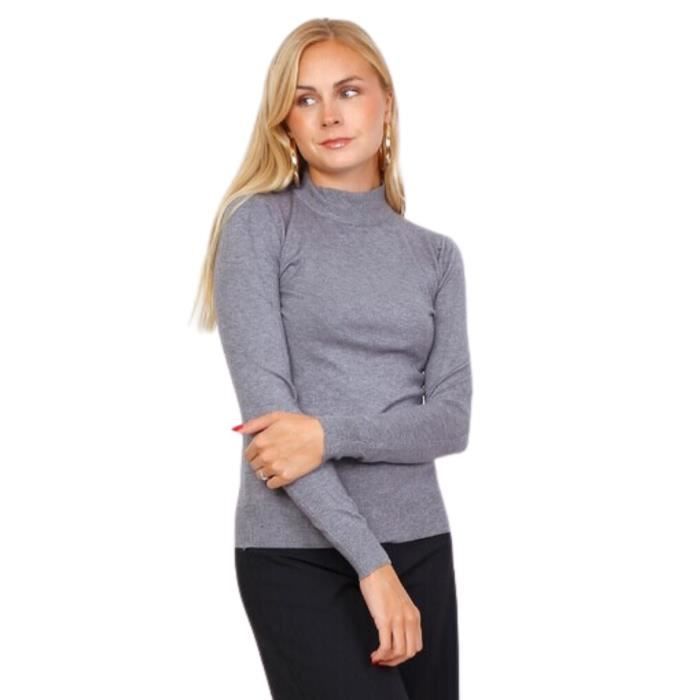 Pull Sherpa col roulé / Femme - vert - UNIVERS SHERPA