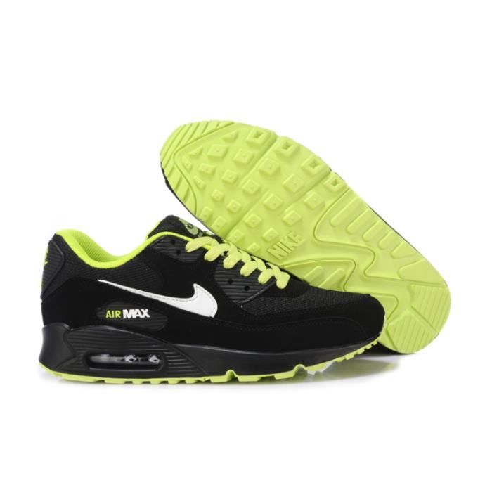 Air max 90 noir et vert fluo deals