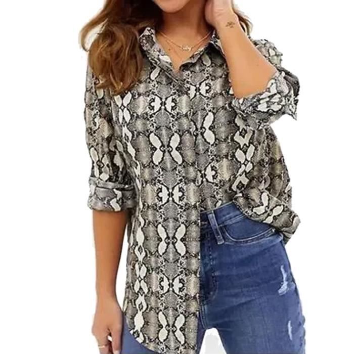 Chemisier serpent femme deals