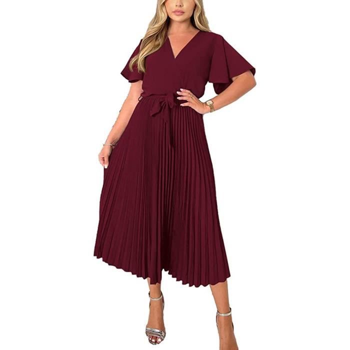 Robe Médiévale Femme Avec Lacets - Manches Longues, Col En V, Ourlet Asymétrique, Style Bohème Festival