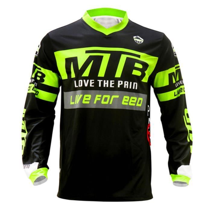 Malade vtt T-Shirt cyclisme maillot hommes descente VTT BMX homme Motocross course à manches longues moto vêtements vélo 18 Malade vtt T-Shirt cyclisme maillot hommes descente VTT BMX homme Motocross course à manches longues moto vêtements vélo 18