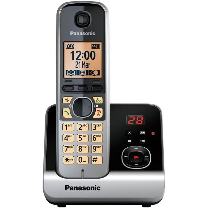 Panasonic KX-TGM490C Téléphone sans fil amplifié avec répondeur
