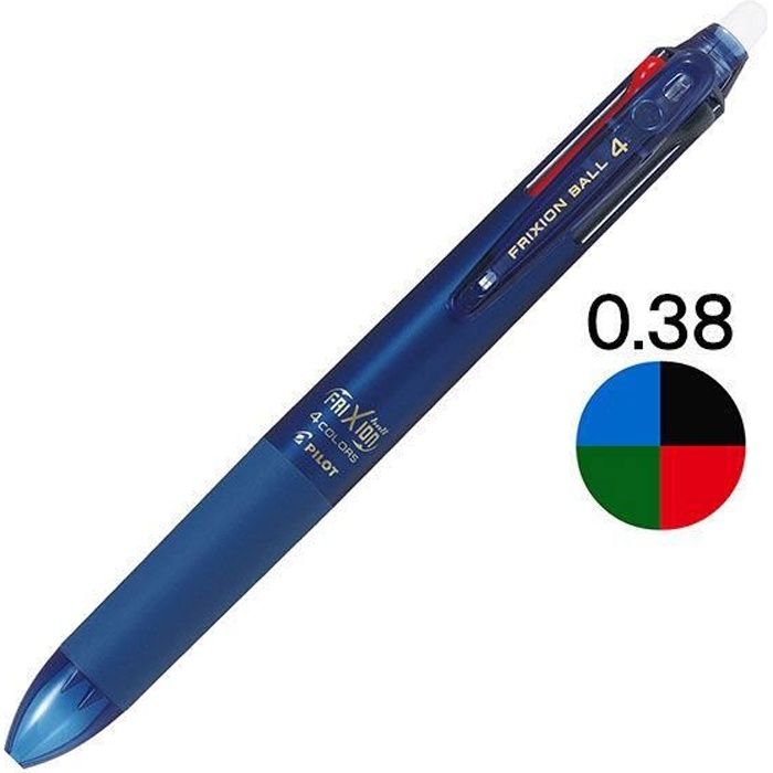 Japon limité Pilot FriXion balle Gels stylo 4 couleurs effaçable Gel stylo  0.38mm étudiant stylos bureau papeterie BB - Cdiscount Beaux-Arts et  Loisirs créatifs