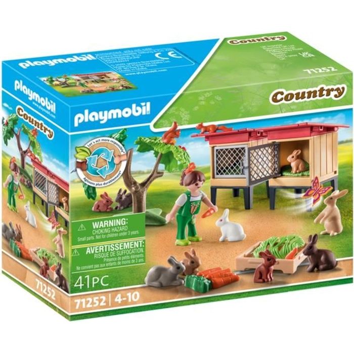 PLAYMOBIL - Poney Club - Country - Enclos modulable - Jouet pour enfant à  partir de 4 ans - Cdiscount Jeux - Jouets