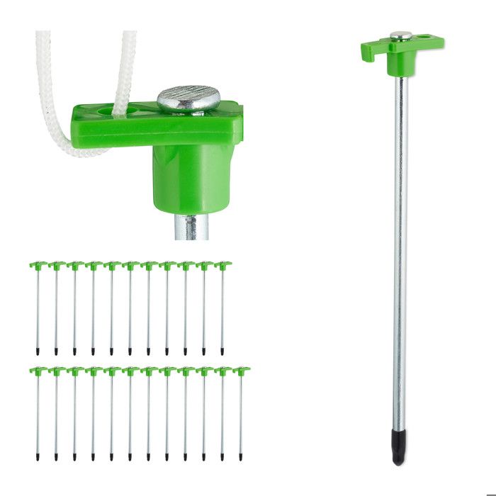 Piquets De Piquets De Tente, Conception À Tête Plate Piquets De Tente Plus Longs De 30 Cm