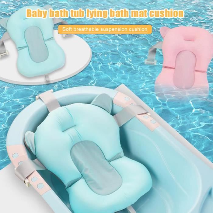 Tapis De Bain Antiderapant Pour Bebe Douche Coussin De Bain Bebe Coussin Flottant De Support Pour Bain De Bebes Cochon Bleu Achat Vente Tapis De Bain Soldes Sur