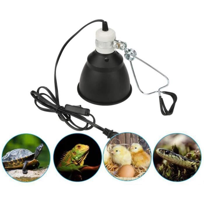 Comparer les prix de SALUTUYA Lampe Chauffante Reptile UVA UVB Tortue Serpent E27 Ceramic Aluminium