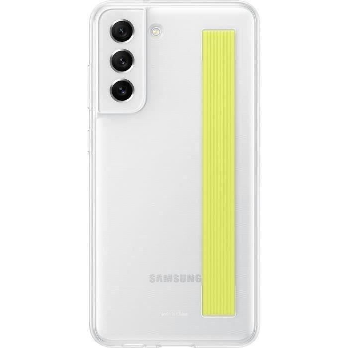 Coque transparente avec lanière G S21FE Blanc