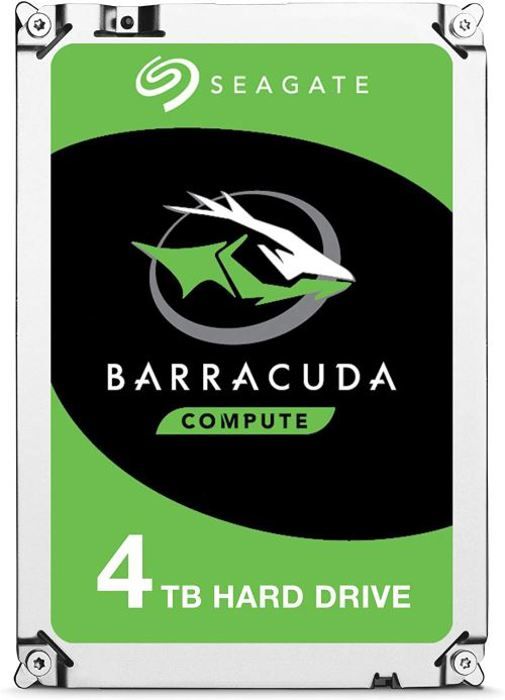 Seagate Disque Dur Interne BarraCuda ST4000DM004 4 To Argent – 0763649105252
