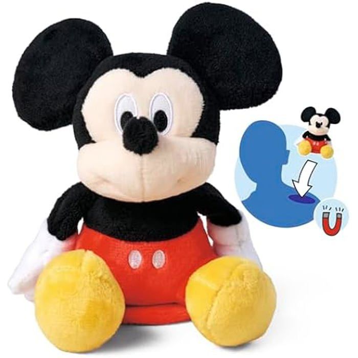 Peluche - SIMBA - Mickey Mouse - 12 cm - Magnétique - Mixte
